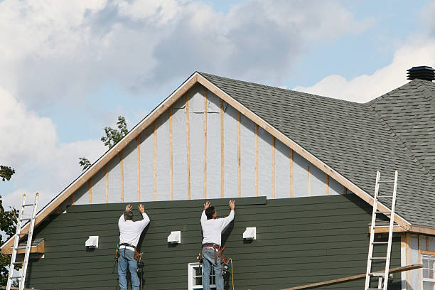 Professional Siding Contractor technician working in Maple Shade, NJ